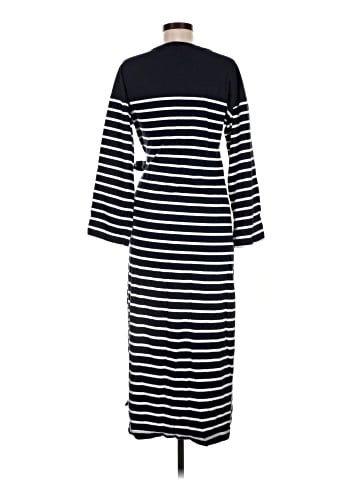 Madewell Side-Tie Knit Maxi Dress in Stripe (view 2)