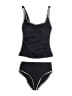 Unbranded Chevron-herringbone Black Two Piece Swimsuit Size S - photo 1