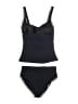 Unbranded Chevron-herringbone Black Two Piece Swimsuit Size S - photo 2