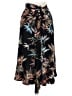 Veronica M. Tropical Black Casual Skirt Size M - photo 2