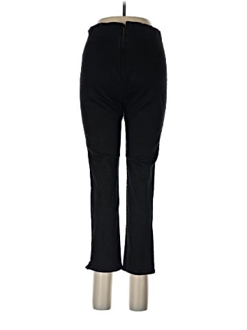 Madewell Denim Slim Crop Pants in Black Rinse (view 2)