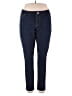 Express Jeans 100% Spandex Solid Blue Jeans Size 18 - photo 1