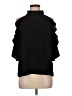 Topshop 100% Polyester Black 3/4 Sleeve Blouse Size 8 - photo 1
