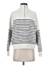 MNG Stripes White Turtleneck Sweater Size S - photo 1