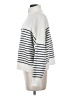 MNG Stripes White Turtleneck Sweater Size S - photo 5