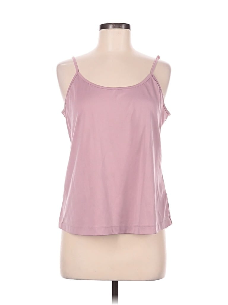 Pre-owned Fred David Tank Top Pink Halter Neckline Tops