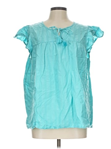St. John's Bay Short Sleeve Blouse (view 1)