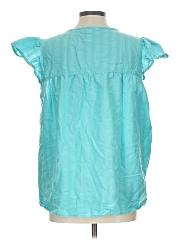 St. John's Bay Short Sleeve Blouse (view 2)