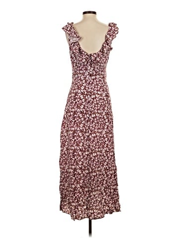 Madewell Ruffled Scoopneck Maxi Dress in Floral (view 2)