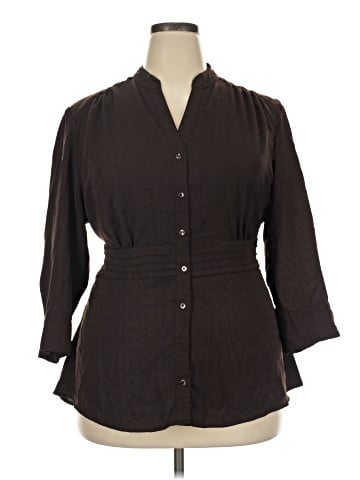 Croft & Barrow 3/4 Sleeve Blouse (view 1)