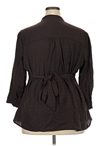 Croft & Barrow 3/4 Sleeve Blouse (view 2)