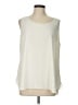 Chico's 100% Polyester Ivory Sleeveless Blouse Size Lg (2) - photo 1