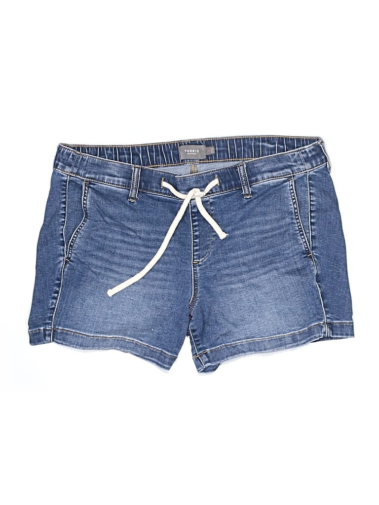 Pre-owned Torrid Denim Shorts In Blue