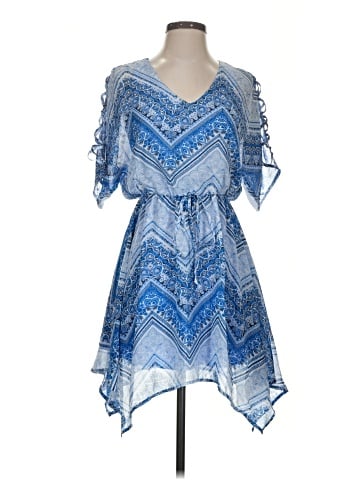 Bailey Blue Cocktail Dress (view 1)