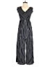 Aqua Stripes Black Jumpsuit Size S - photo 1