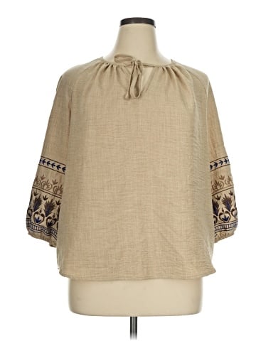 Olivia & Martin 3/4 Sleeve Blouse (view 1)