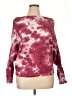 Indigo Thread Co. Tie-dye Burgundy Pullover Sweater Size XL - photo 1