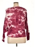 Indigo Thread Co. Tie-dye Burgundy Pullover Sweater Size XL - photo 2