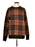J.Crew Plaid Brown Wool Pullover Sweater Size L - photo 1