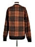 J.Crew Plaid Brown Wool Pullover Sweater Size L - photo 2