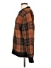 J.Crew Plaid Brown Wool Pullover Sweater Size L - photo 5