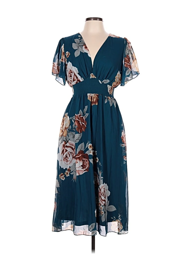 Pre-owned Baltic Born Casual Dress In Teal