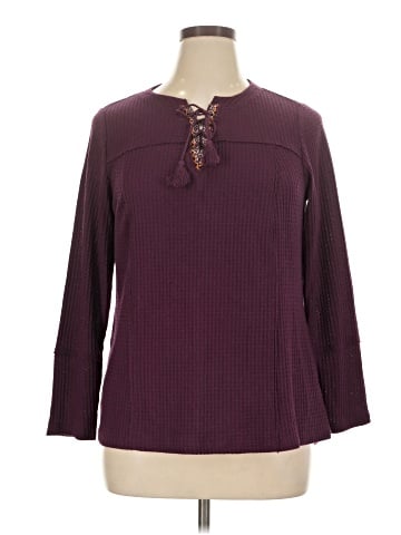 Style&Co 3/4 Sleeve T-Shirt (view 1)