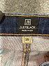 Just Black Color Block Blue Jeans Size 28 waist - photo 7