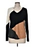 Chico's Color Block Brown Pullover Sweater Size Med (1) - photo 1
