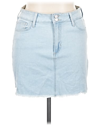 Just Black Denim Skirt (view 1)
