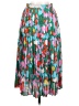 J.Crew 100% Polyester Tropical Green Casual Skirt Size 00 - photo 1