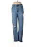 Just Black Hearts Blue Jeans Size 29 waist - photo 1