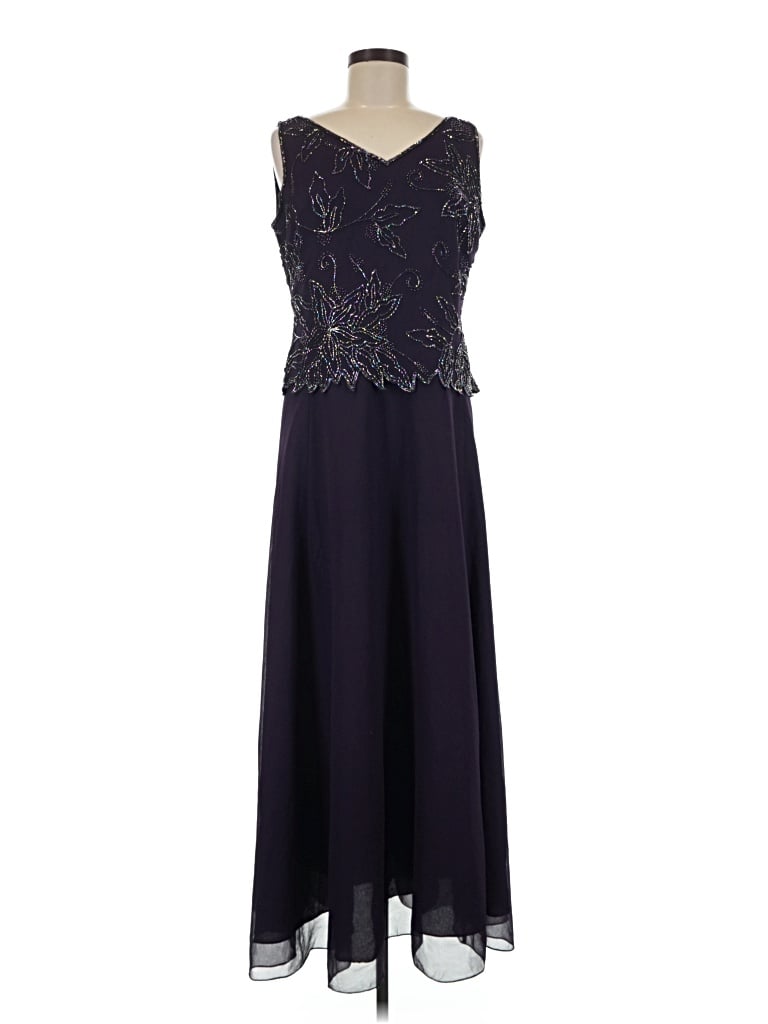 Pre-owned Jkara Cocktail Dress In Purple