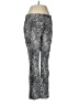 Worthington Animal Print Silver Active Pants Size 4 - photo 1