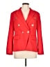 Boston Proper Solid Red Blazer Size 12 - photo 1