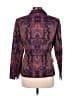 Le Suit 100% Polyester Paisley Purple Blazer Size 6 - photo 2