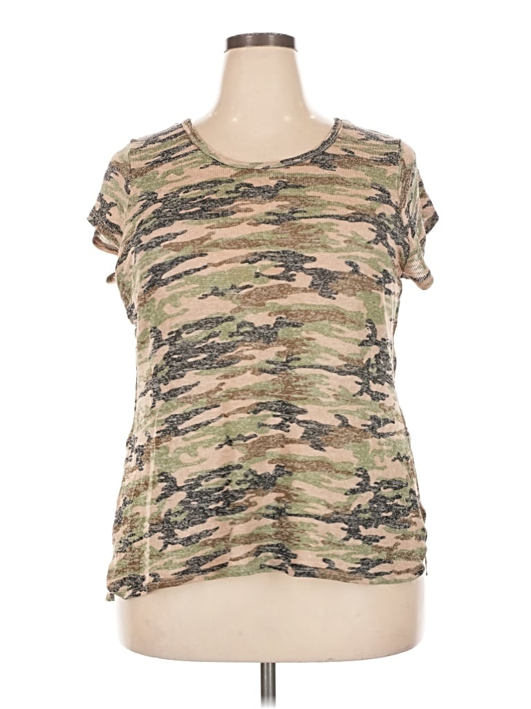 Pre-owned Bobbie Brooks Short Sleeve T-shirt In Tan
