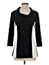 Boston Proper Black 3/4 Sleeve Top Size S - photo 1