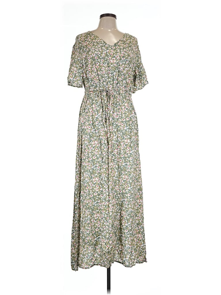 Pre-owned Grecerelle Casual Dress In Green