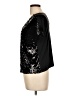 Lavish 100% Polyester Black Short Sleeve Top Size L - photo 5