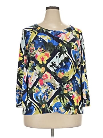 Talbots 3/4 Sleeve Top (view 1)
