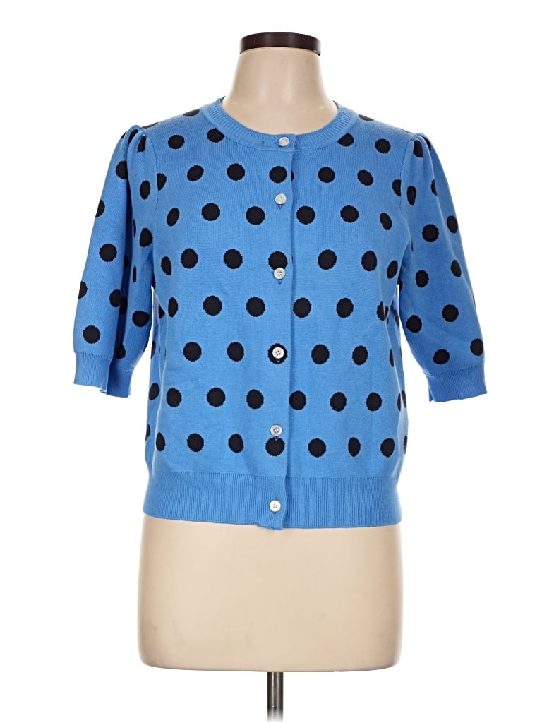 Pre-owned Free Assembly Cardigan Sweater In Blue