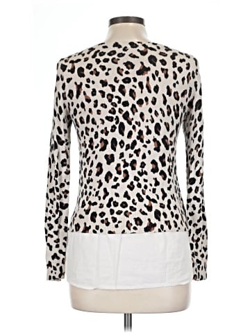 Vertical Design Long Sleeve Blouse (view 2)