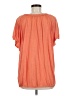Apt. 9 100% Rayon Orange Short Sleeve Top Size M - photo 2