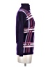 Assorted Brands 100% Cashmere Plaid Purple Cashmere Pullover Sweater Size EU 36 / US 6 - photo 4