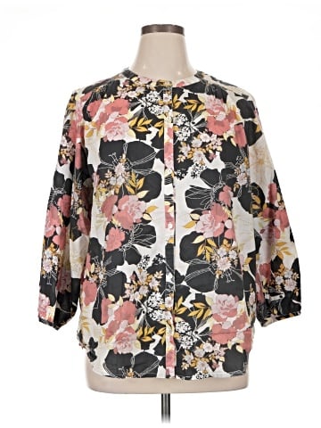 Lucky Brand 3/4 Sleeve Blouse (view 1)