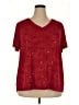 White Stag Red Short Sleeve Top Size 3X - photo 1