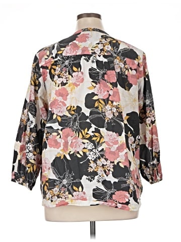 Lucky Brand 3/4 Sleeve Blouse (view 2)