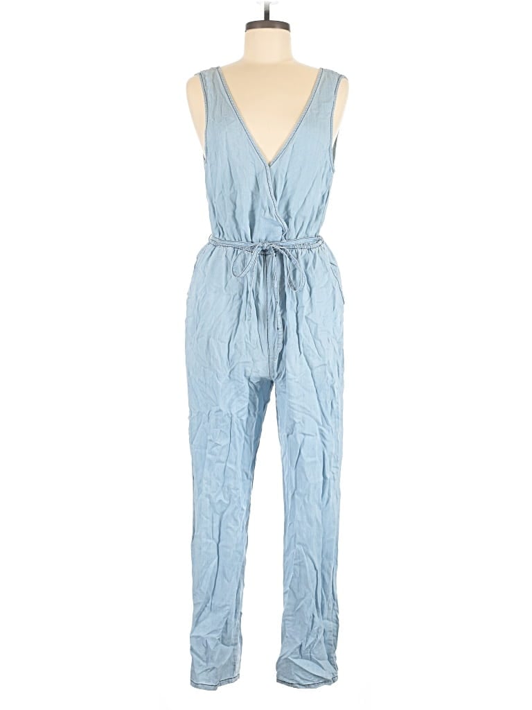 Pre-owned En Creme Jumpsuit In Blue