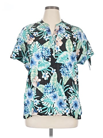 Land' n Sea Short Sleeve Blouse (view 1)